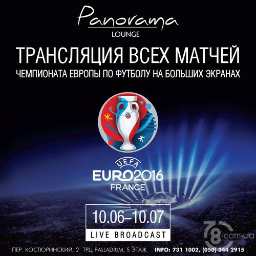 Трансляция всех матчей Чемпионата Европы по Футболу
