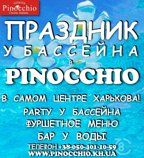 Ваш лучший праздник у бассейна в самом центре Харькова