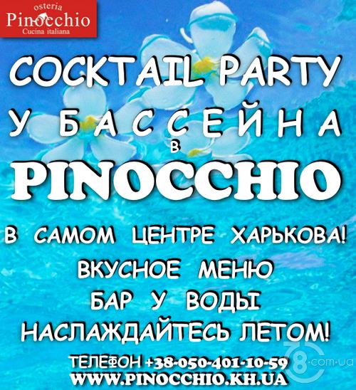 Cocktail Party у бассейна