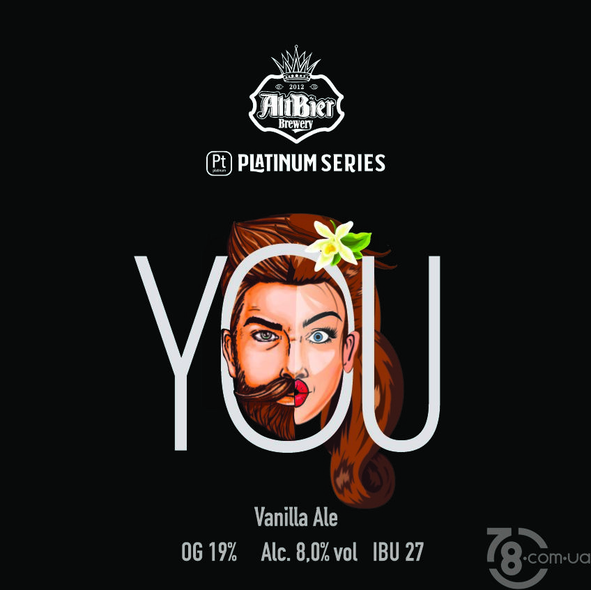 Vanilla Ale «You» — Platinum series от AltBier Brewery