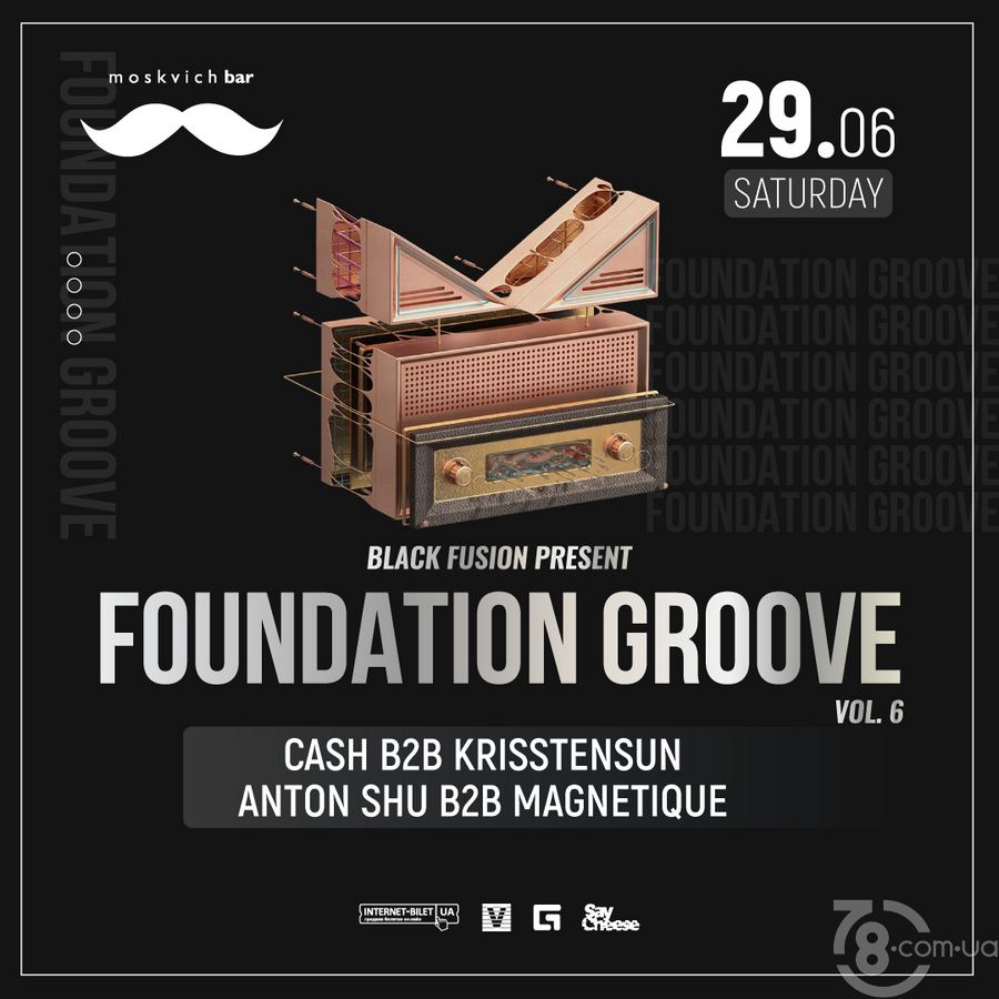 Foundation Groove @ Moskvich bar, 29 Июня 2019