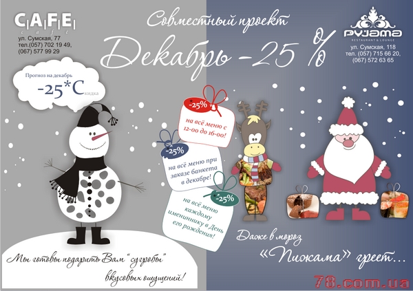 Декабрь – минус 25!