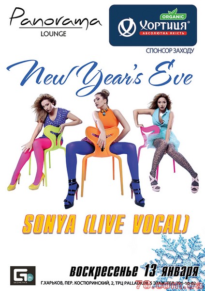 New Year's Eve - Sonya @ Panorama Lounge, 13 Января 2013