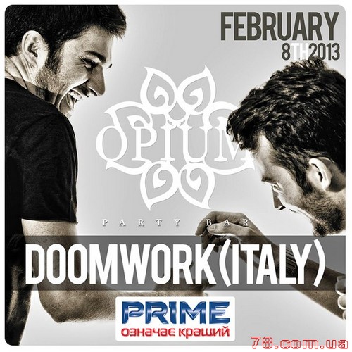 DoomWork (Italy) @ Opium Party Bar, 8 Февраля 2013